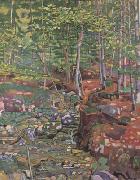 Ferdinand Hodler The Forest Interior near Reichenbach (nn02) Spain oil painting artist